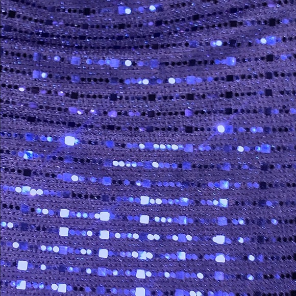 Beautiful sequin royal blue dress - Picture 3 of 3